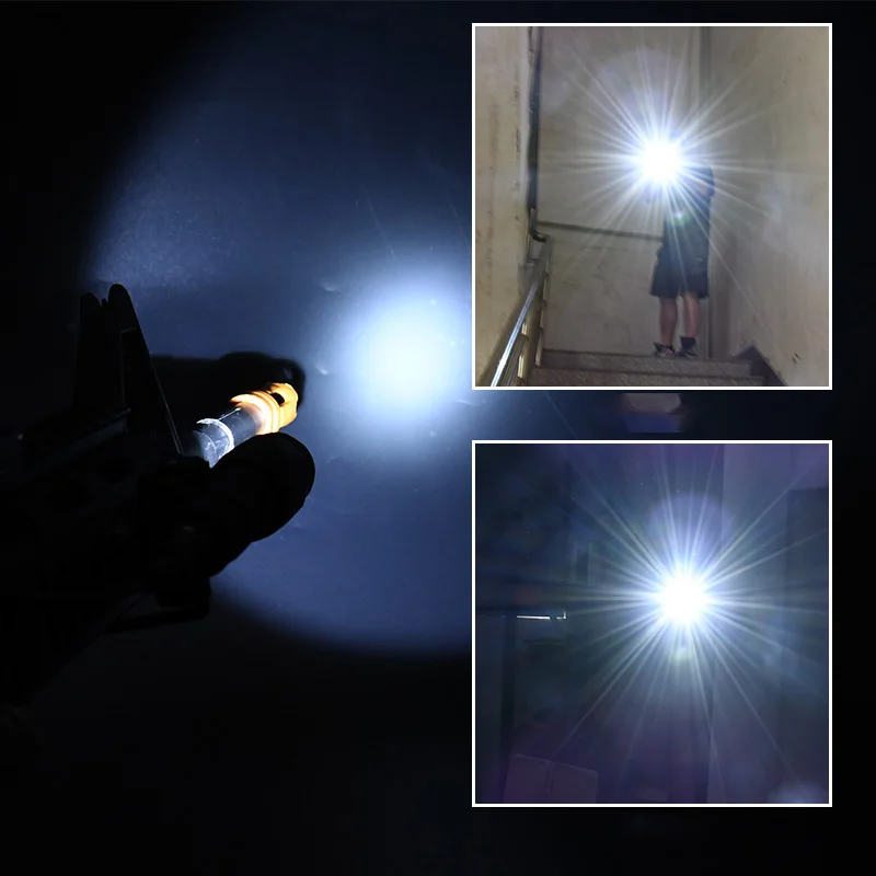 Pistola táctica SureFire M300 M600B M600C, Compatible con riel Picatinny, linterna, luz de explorador, herramienta de iluminación para pistola y Rifle - imagen 4