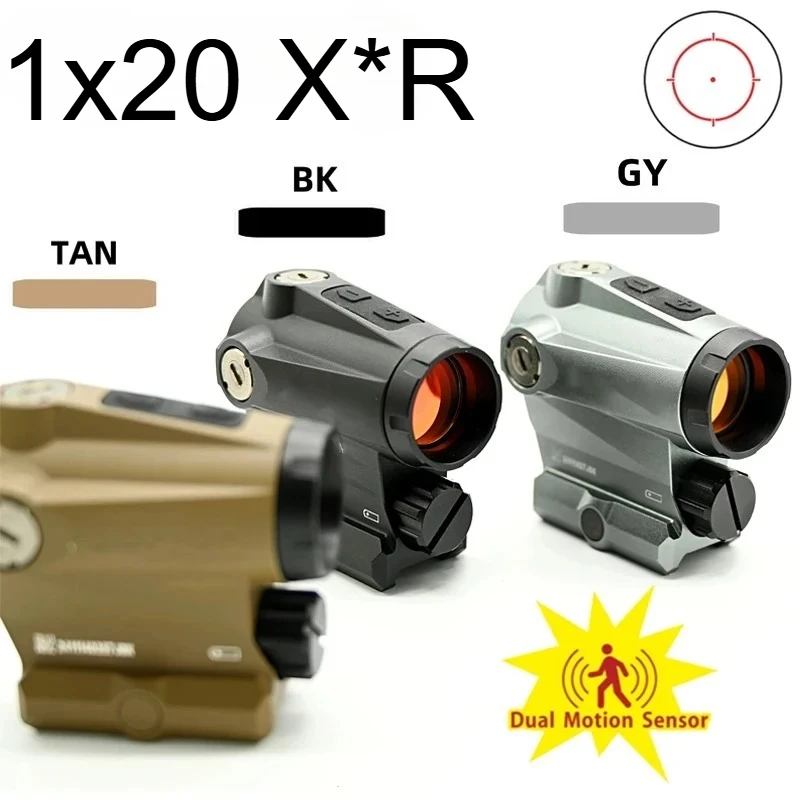 Mira para Rifle táctico R5 XD * GEN II Red Dot y Kit combinado de lupa J3/5 3X 5X, mira compacta holográfica de caza para riel de 20mm