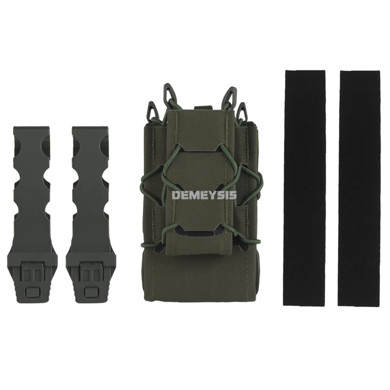Bolsa Molle para revistas 5,56, 7,62 9mm, funda Mag para Rifle, pistola, estuche protector Magaizne para AR15 M4 AK, accesorios de caza, riñonera - imagen 3