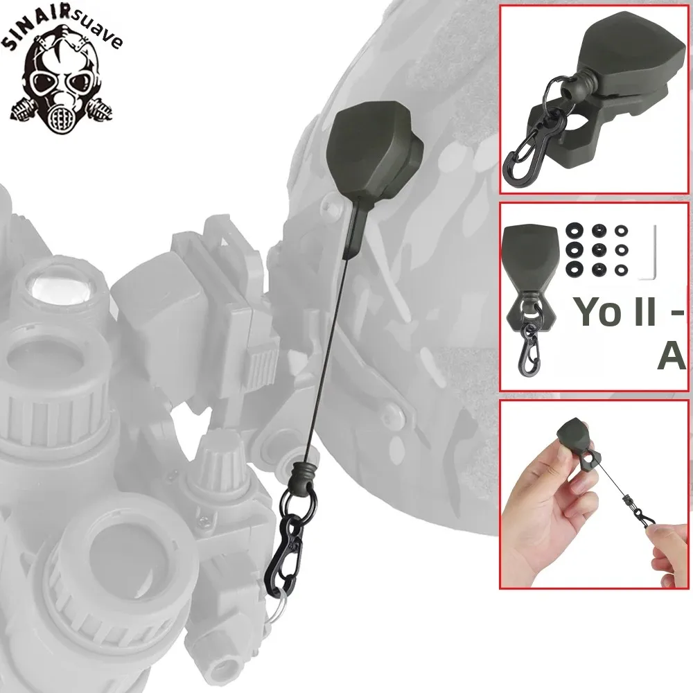 SINAIRSOFT-casco táctico L4G69 NVG, cordón de montaje, cuerda antipérdida para modelo de visión nocturna fija, accesorios para casco - imagen 2