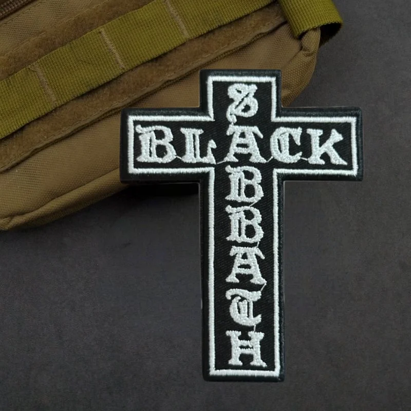 Parche bordado 3D con cruz de oración, chaleco táctico, insignia de moral con gancho y bucle, pegatinas decorativas para mochila, parches para brazalete para ropa - imagen 5