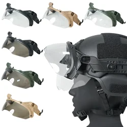 OP Casco táctico FAST antivaho antidisturbios gafas cuernos desmontable