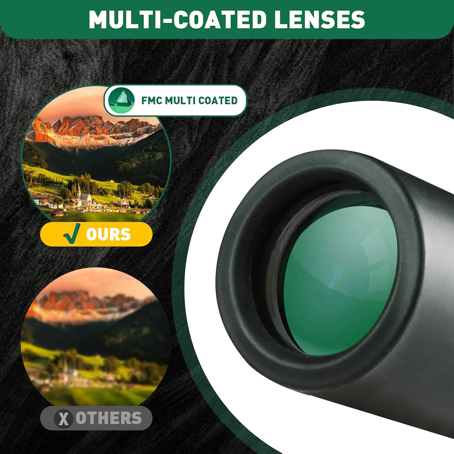 Mini telescopio Monocular 2000X24 para adultos con adaptador de teléfono Monoscopio Monocular de bolsillo ligero recubierto FMC para regalos de niños - imagen 3