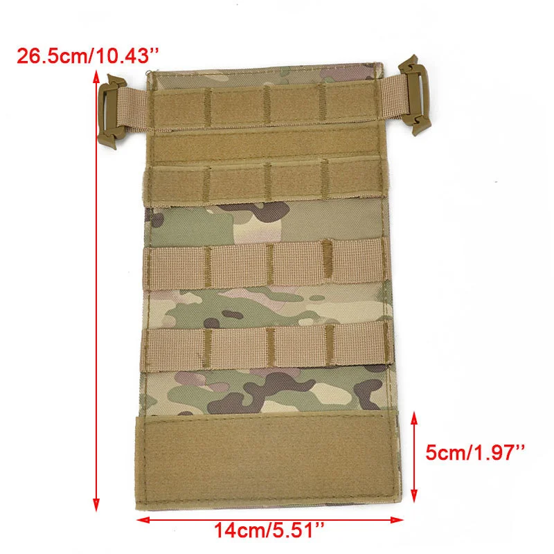 Aparejo de pecho táctico, Panel frontal MOLLE, chaleco de caza, plataforma Modular para MK3, MK4, MFC2.0, portador de placa, accesorios para Airsoft - imagen 5