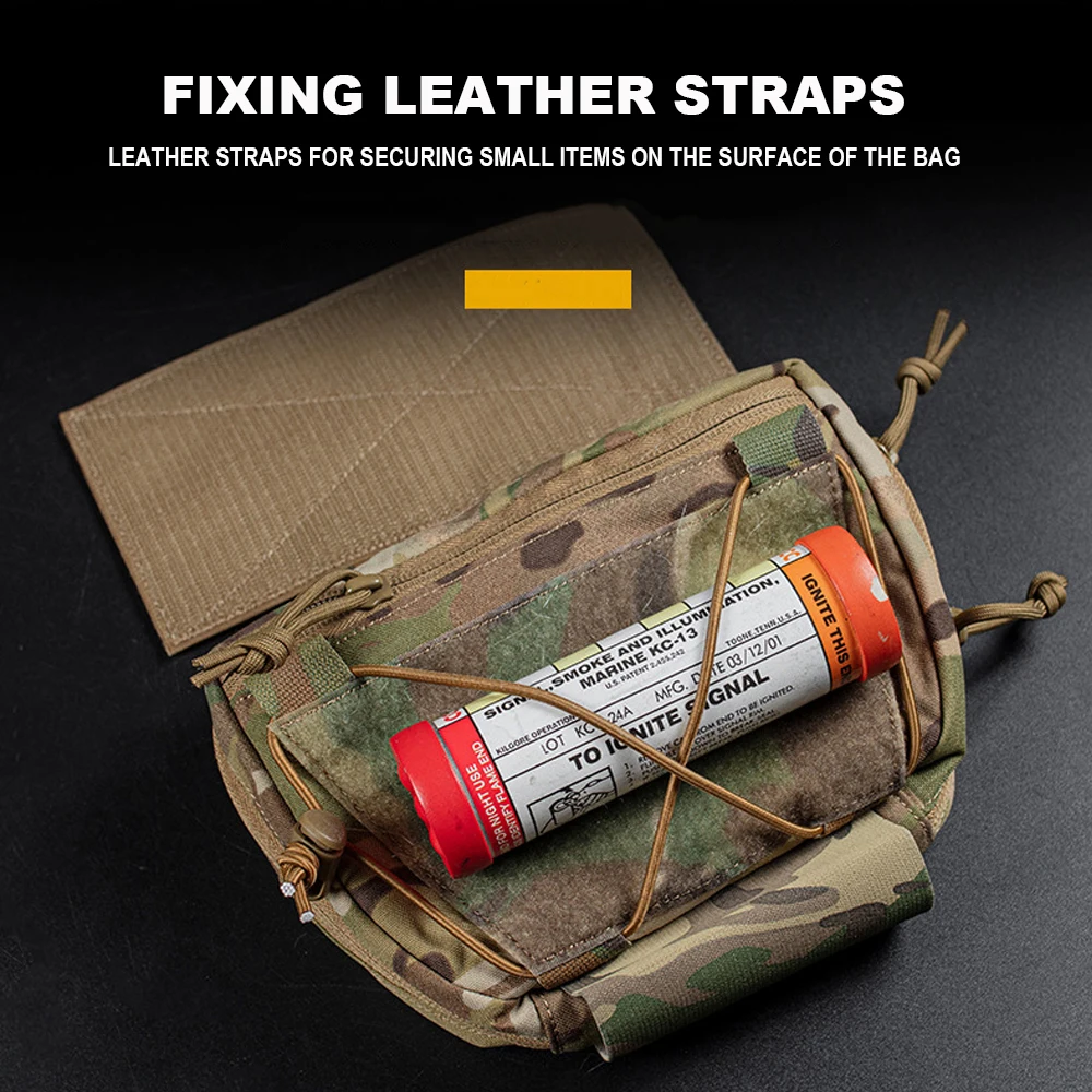 Bolsa táctica desmontable para caza Militar, chaleco de tiro Abdominal, riñonera de arco, accesorio de aparejo para el pecho - imagen 4