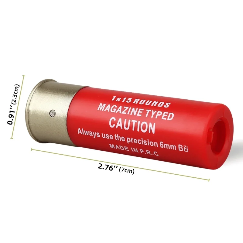 Conchas redondas Airsoft BBs Mag estándar para escopeta tiro múltiple - imagen 3
