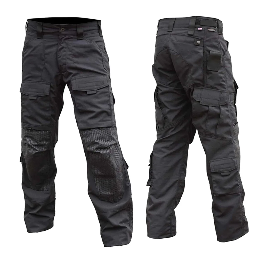 Pantalones tácticos de combate de campo, pantalones Cargo para hombre, pantalones militares para exteriores para hombre, pantalones de algodón para caza y senderismo, ropa de trabajo resistente al desgaste - imagen 2