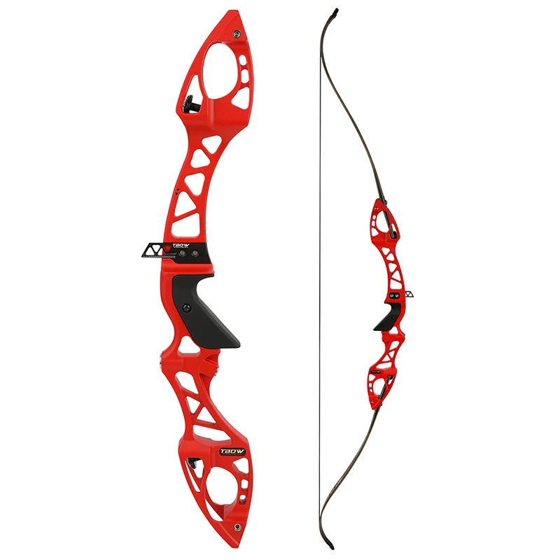 Arco recurvo de 25 pulgadas para tiro con arco, accesorio profesional para caza, interfaz F, 20-40 libras, núcleo interno de Bambú - imagen 5