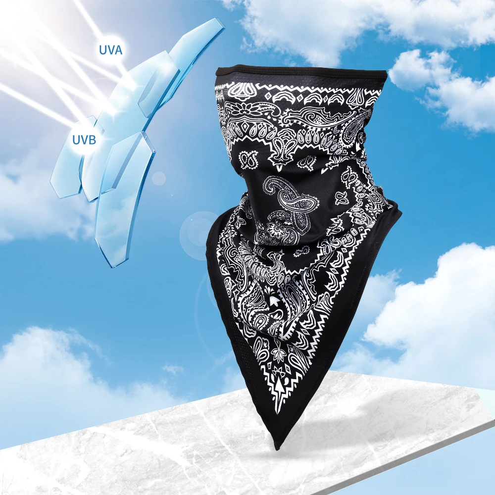 Polaina de cuello multifunción para hombre, pañuelo de protección solar para ciclismo, máscara facial, senderismo, Camping, correr, pesca, Bandana deportiva - imagen 4