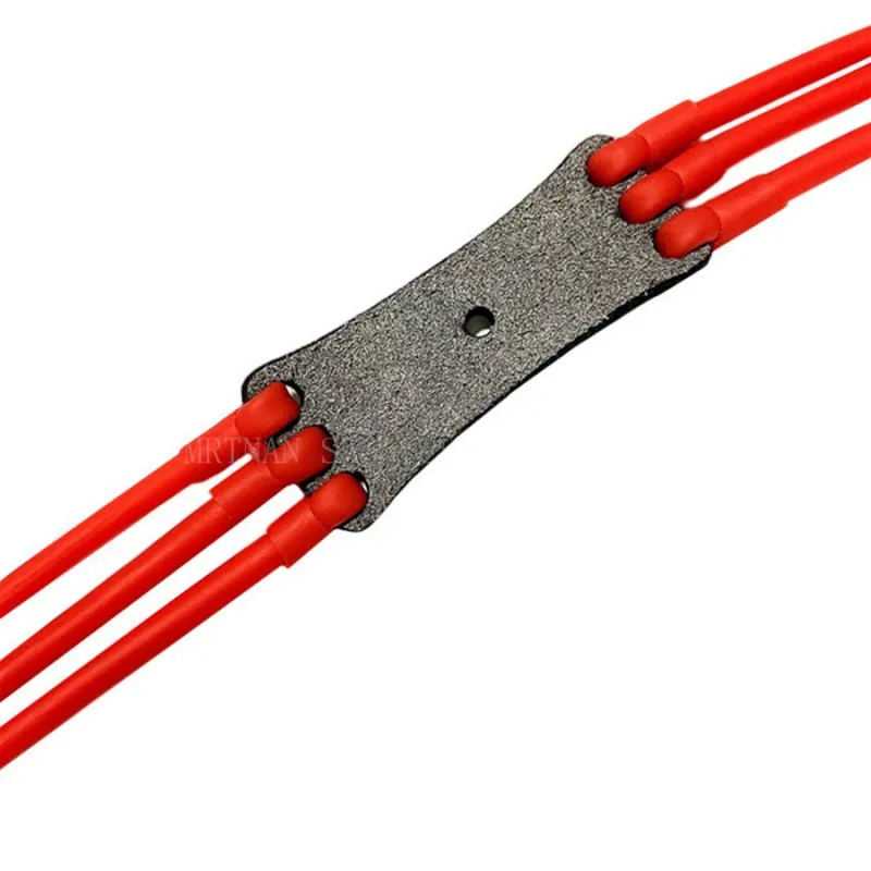 Banda elástica para tirachinas, banda de goma de cuero, látex, potente reemplazo de catapulta, tubo de tiro para caza al aire libre, eslinga elástica - imagen 3