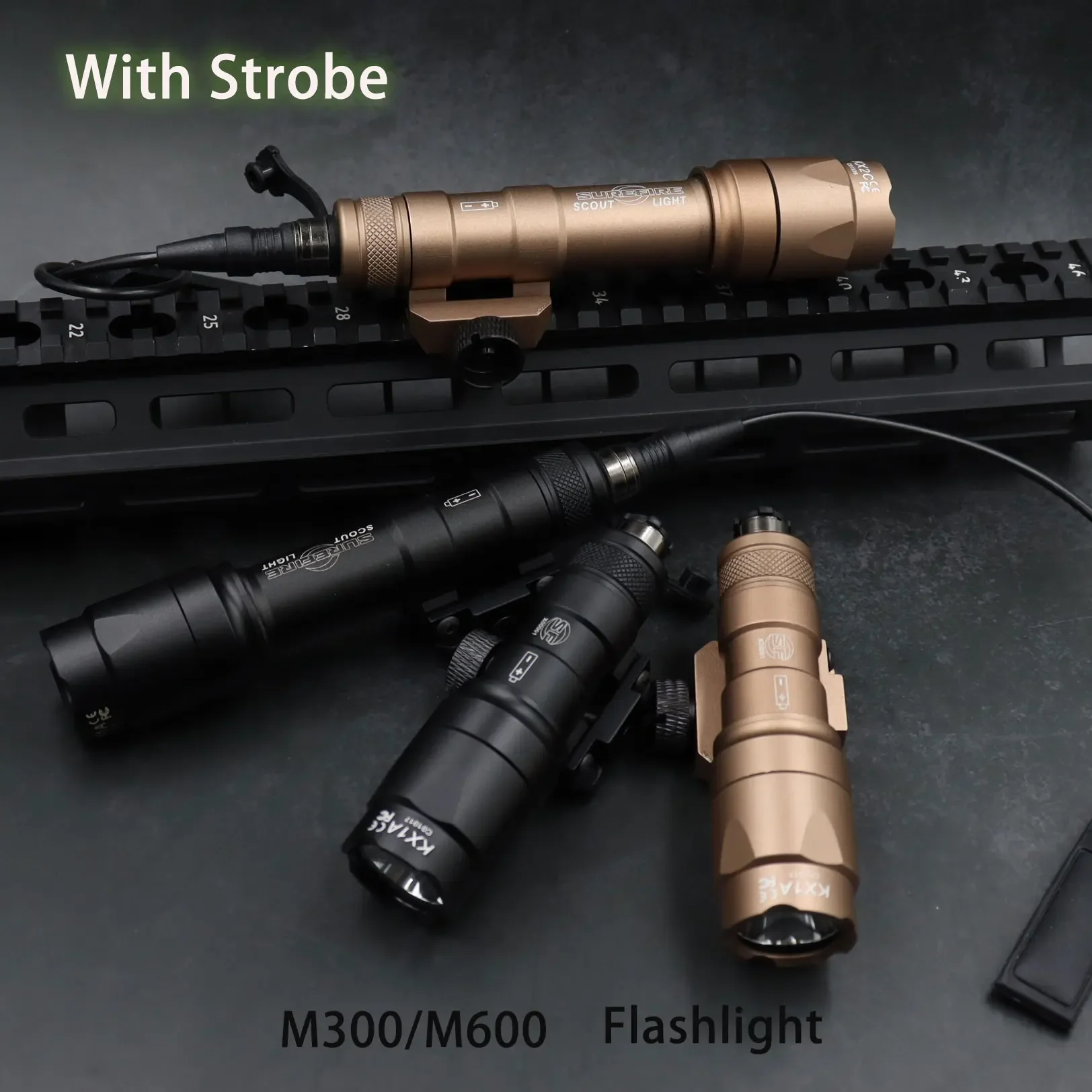SureFire M300A/M600C Linterna táctica LED con interruptor de presión - imagen 5