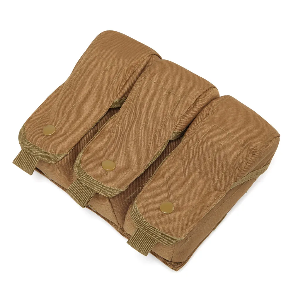 AK-bolsa táctica doble para Paintball, accesorio Molle para exteriores, chaleco de caza, Triple herramienta - imagen 2