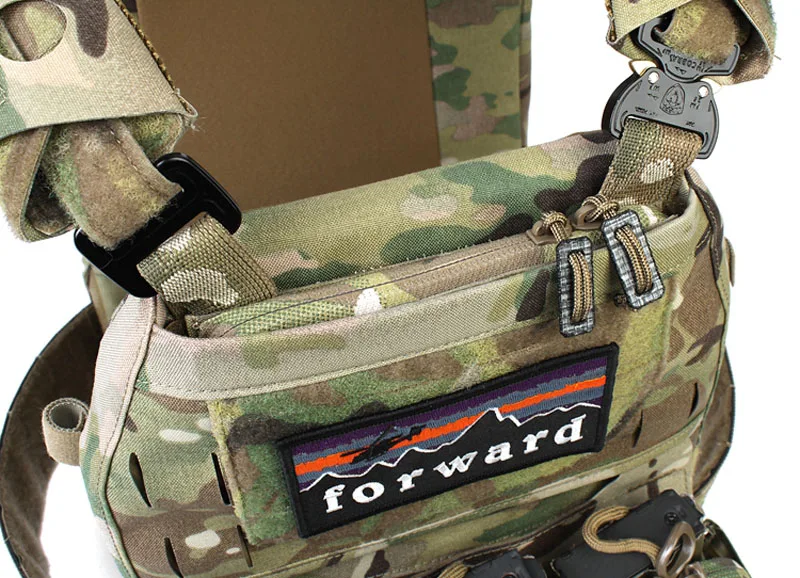 Portador placa frontal - Compatibilidad táctica