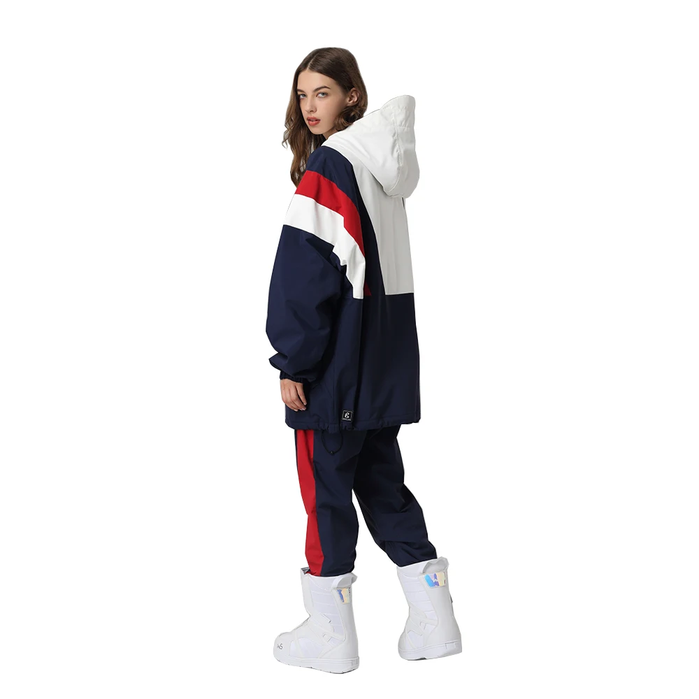 Nueva ropa de snowboard para hombres y mujeres Lun Wind impermeable a prueba de viento y gruesa cálida ropa de esquí fresca traje - imagen 2