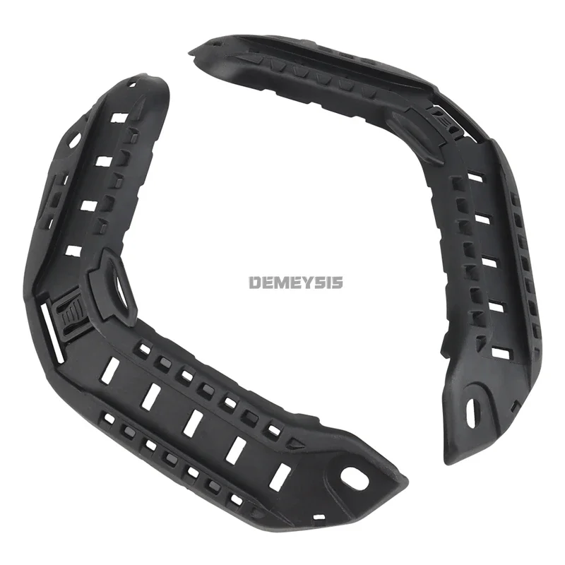 Rieles de guía lateral para casco táctico, adaptador de riel de arco rápido CS para Paintball, accesorios para cascos de corte alto SF, 1 par - imagen 5