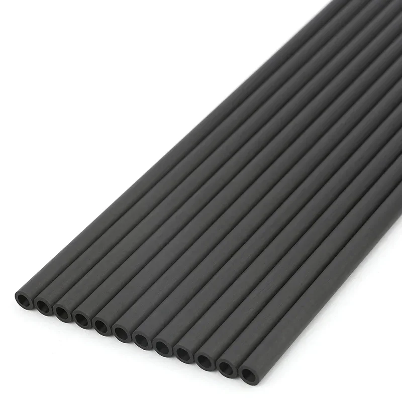 Eje de flecha de carbono puro 24T, columna de 32 pulgadas, 300-1000 +/-,001 pulgadas, pernos de tiro con arco ID3.2mm, eje de tiro de caza, 6/12 Uds. - imagen 3