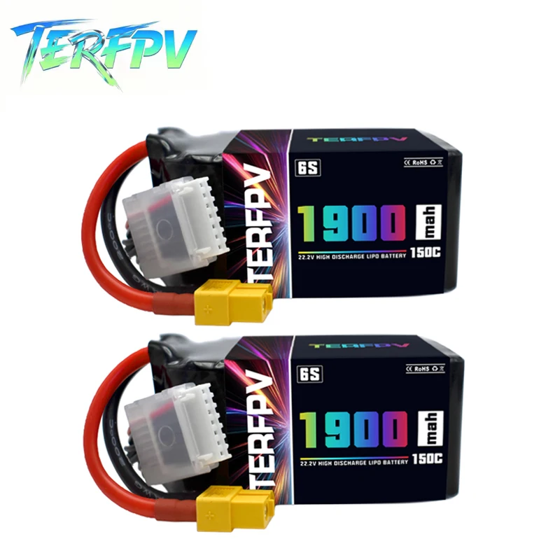 TERFPV Batería LiPo 6S 1900mAh XT60 para Drones FPV - imagen 2