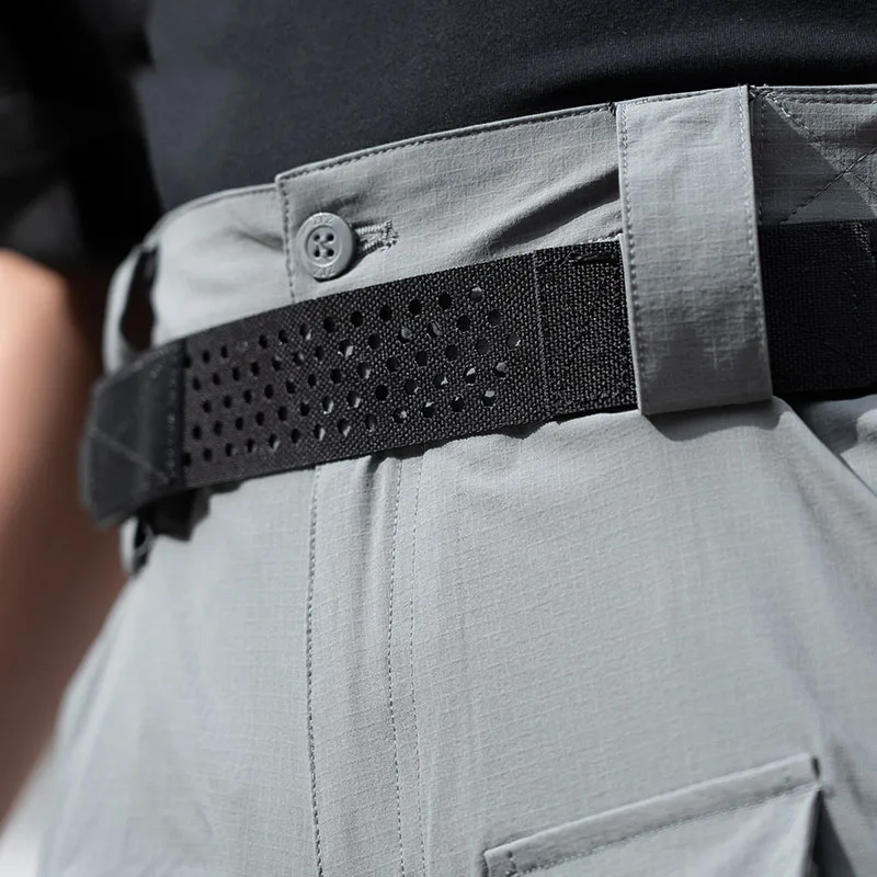 Cinturón táctico interior sin bloqueo, cinturón táctico multifuncional, cierre de cintura con bucle de gancho, transpirable - imagen 2