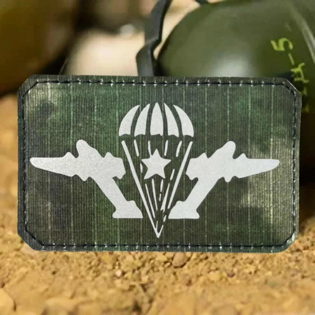 Parche militar con tecnología de señal de llamada "VDV", insignia de moral táctica, parches de gancho y bucle impresos para ropa, pegatina para casco militar - imagen 2