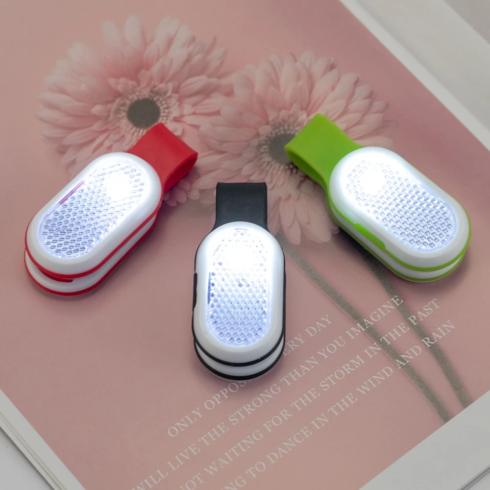 Luz de emergencia con Clip magnético para correr de noche, mochila de seguridad para deportes, caminata, Camping, trabajo de enfermera, lámpara de advertencia con flash rojo - imagen 5