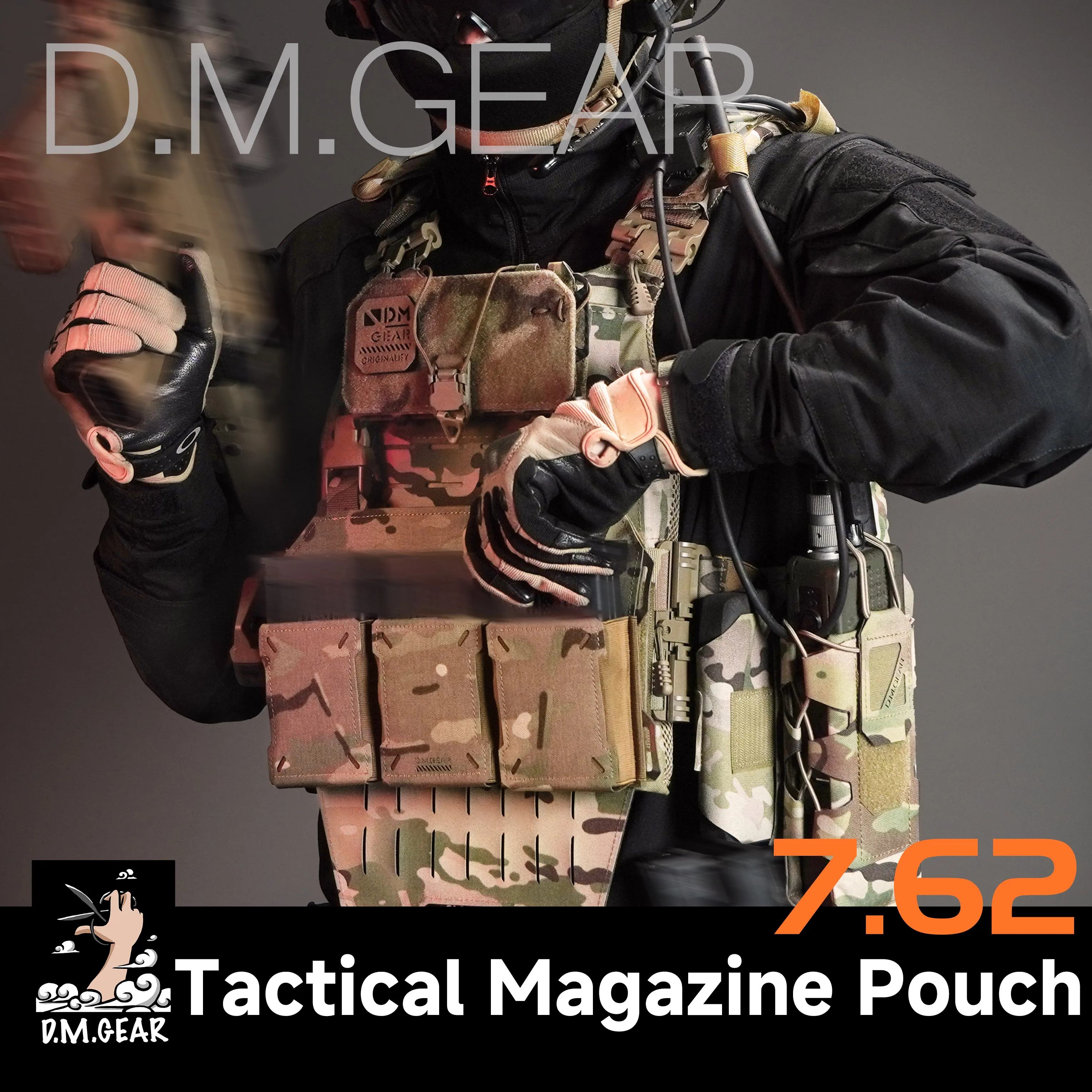 DMGEAR Bolsa porta cargadores táctica Airsoft para chaleco - imagen 4