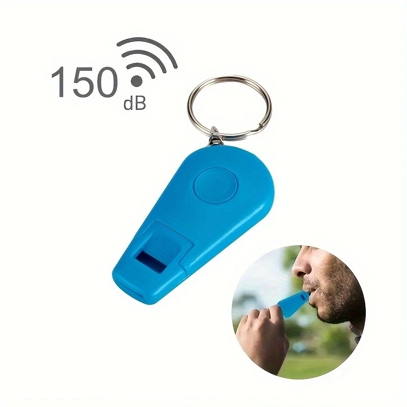 Llavero linterna LED con silbato para camping y emergencias - imagen 5