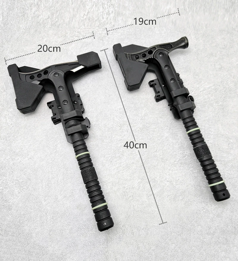 Funda táctica MOLLE rápida para hacha con cordón elástico - imagen 5