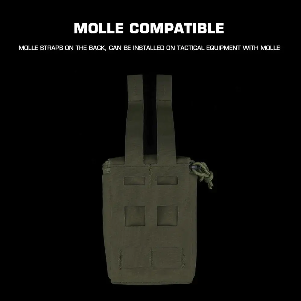 Bolsa de almacenamiento para gafas de visión nocturna táctica, estilo Ferro, acolchado suave, NVG, bolsillo Molle, caza, tiro, Airsoft, bolsa para revistas, equipo - imagen 5