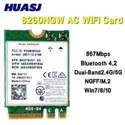 Intel 8260 – Tarjeta WiFi M.2 Dual Band 802.11ac con Bluetooth