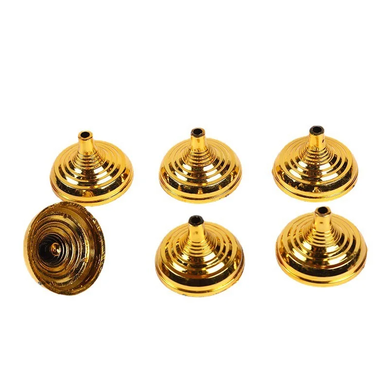 Base de plástico para asta de bandera, Base redonda y cuadrada para decoración, 10 piezas - imagen 4