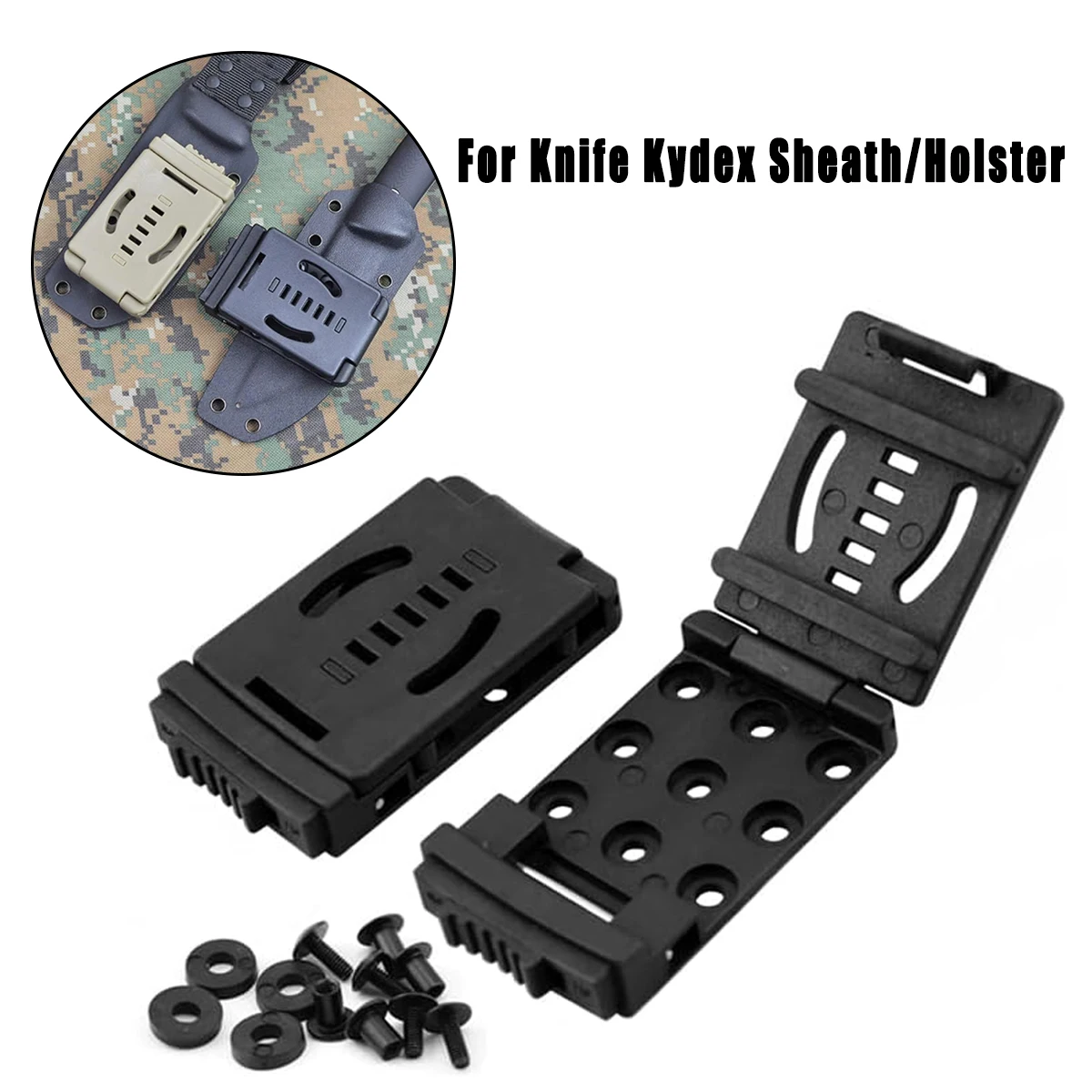 Funda Mag Pouches, Utilidad Universal EDC Clip para cinturón Camping DIY Clip Gun Holsters