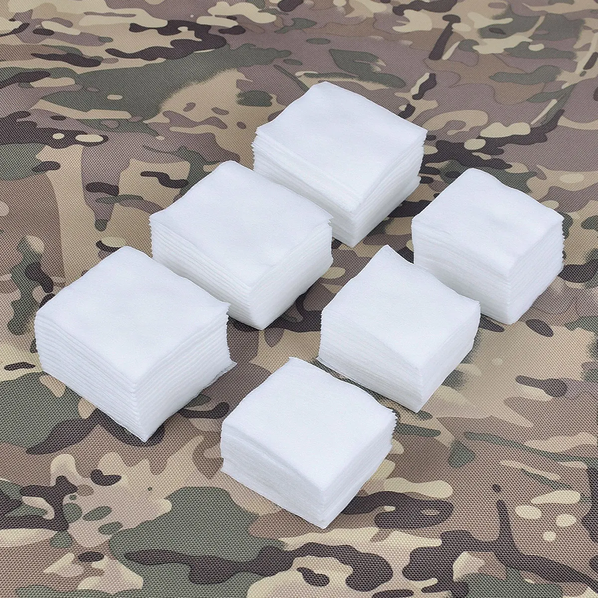 Parche de limpieza de pistola de piezas, herramienta de limpieza de pistola de Airsoft, alta absorción de agua, accesorios de pistola de caza de algodón, 200 - imagen 4