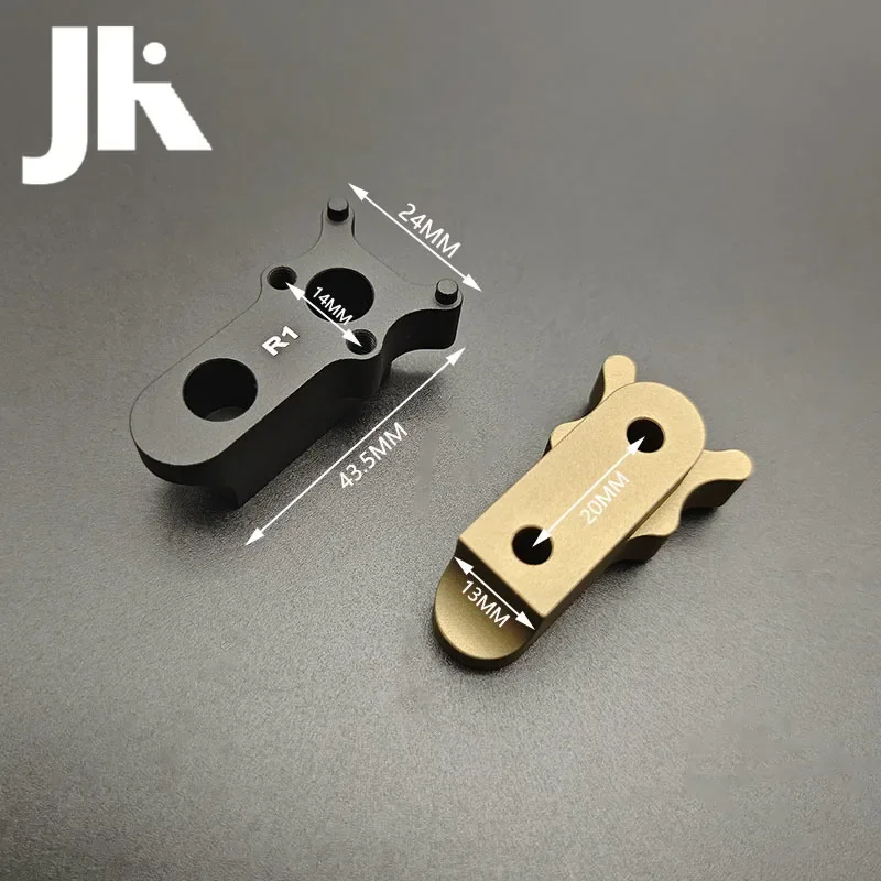 Montaje de alcance de visión óptica de punto rojo CNC de Metal para exteriores para telescopio de avistamiento táctico ROMEO1 RM compatible con riel Picatinny MLOK de 20MM