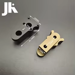 Montaje de alcance de visión óptica de punto rojo CNC de Metal para exteriores para telescopio de avistamiento táctico ROMEO1 RM compatible con riel Picatinny MLOK de 20MM