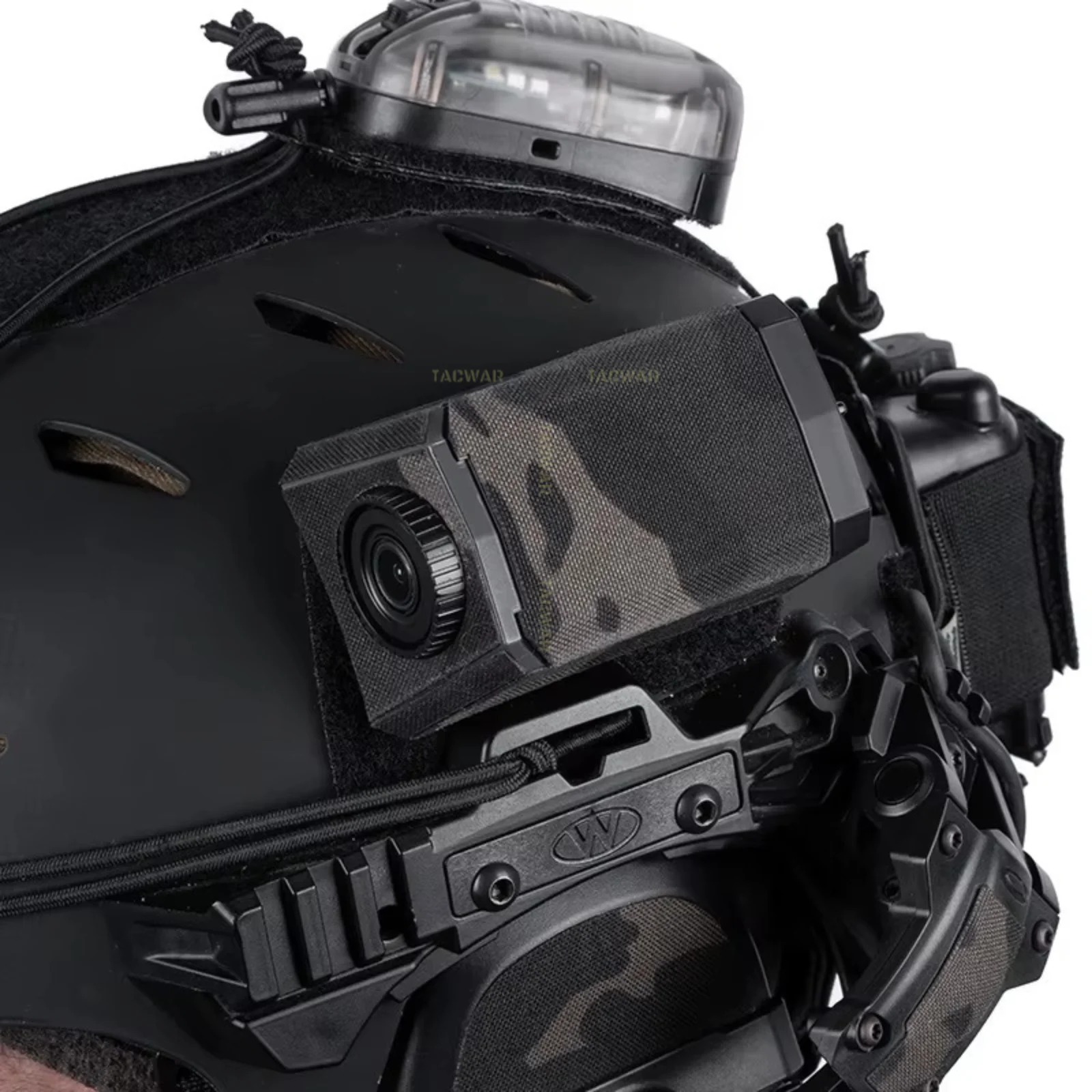 Pegatinas de camuflaje táctico, envoltura de camuflaje para modelo de cámara, entrenamiento, tiro, casco rápido Airsoft, accesorio decorativo - imagen 2