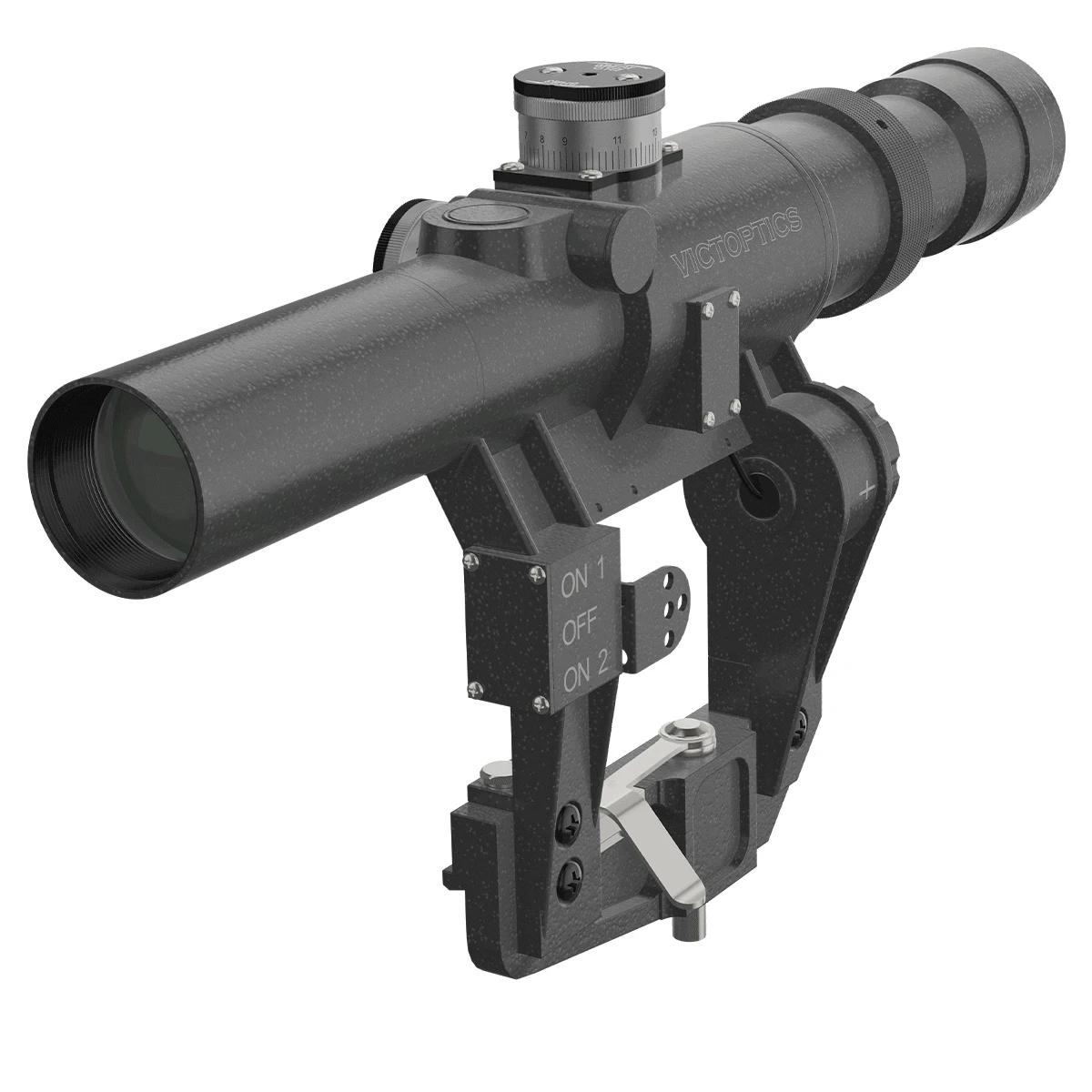 Mira Telescópica VictOptics 3-9x24 FFP | Retícula Estilo SVD | Zoom 3x | Iluminación Roja | Montaje Lateral para la Serie AK - imagen 2