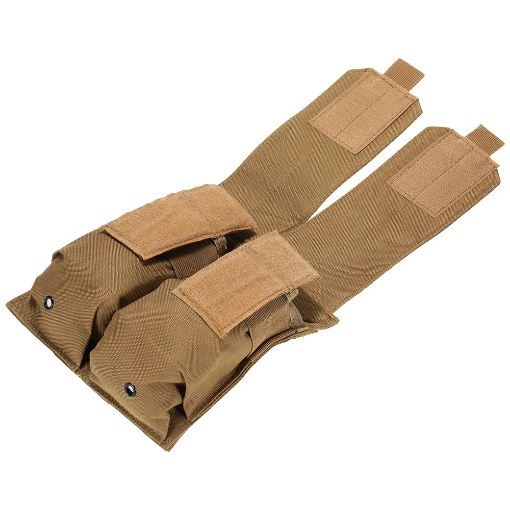 Bolsa táctica doble para revistas Molle, herramienta para exteriores, soporte para cintura Mag, accesorios de caza para pistola para revistas M4 M14 M16 AR15 G36 - imagen 4