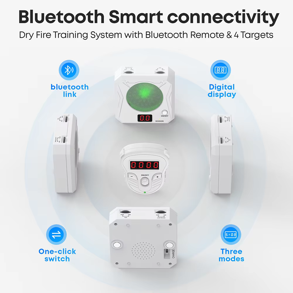 Objetivos láser tiro en seco conteo electrónico Bluetooth mando remoto - imagen 2
