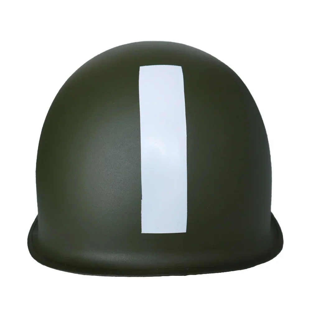 Casco WW2 M1, tácticas de corazón de melocotón, casco de empresa de Hermanos de campo de acero antidisturbios verde, equipo de soldado de EE. UU., casco táctico - imagen 3