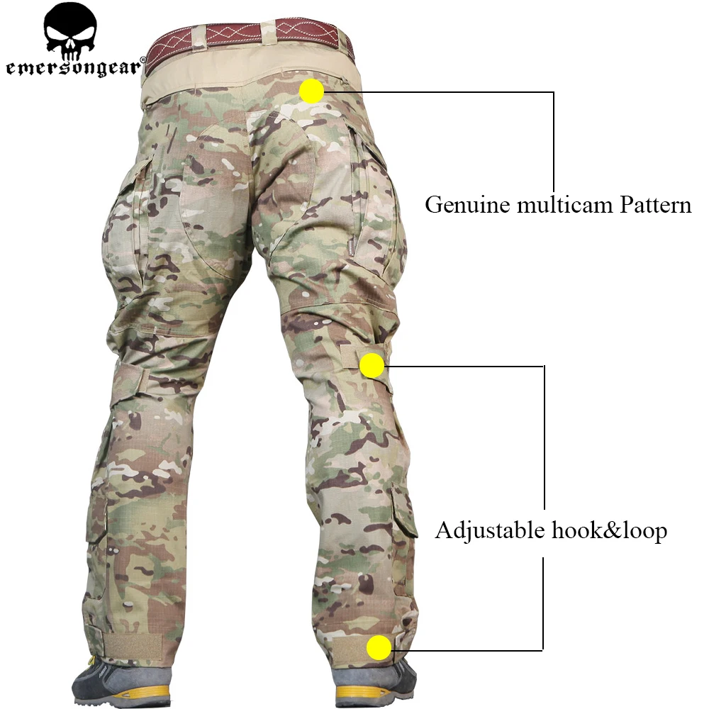 EMERSONGEAR-pantalones de combate G3 para caza, pantalón táctico multicamuflaje con rodilleras, EM9351 - imagen 2