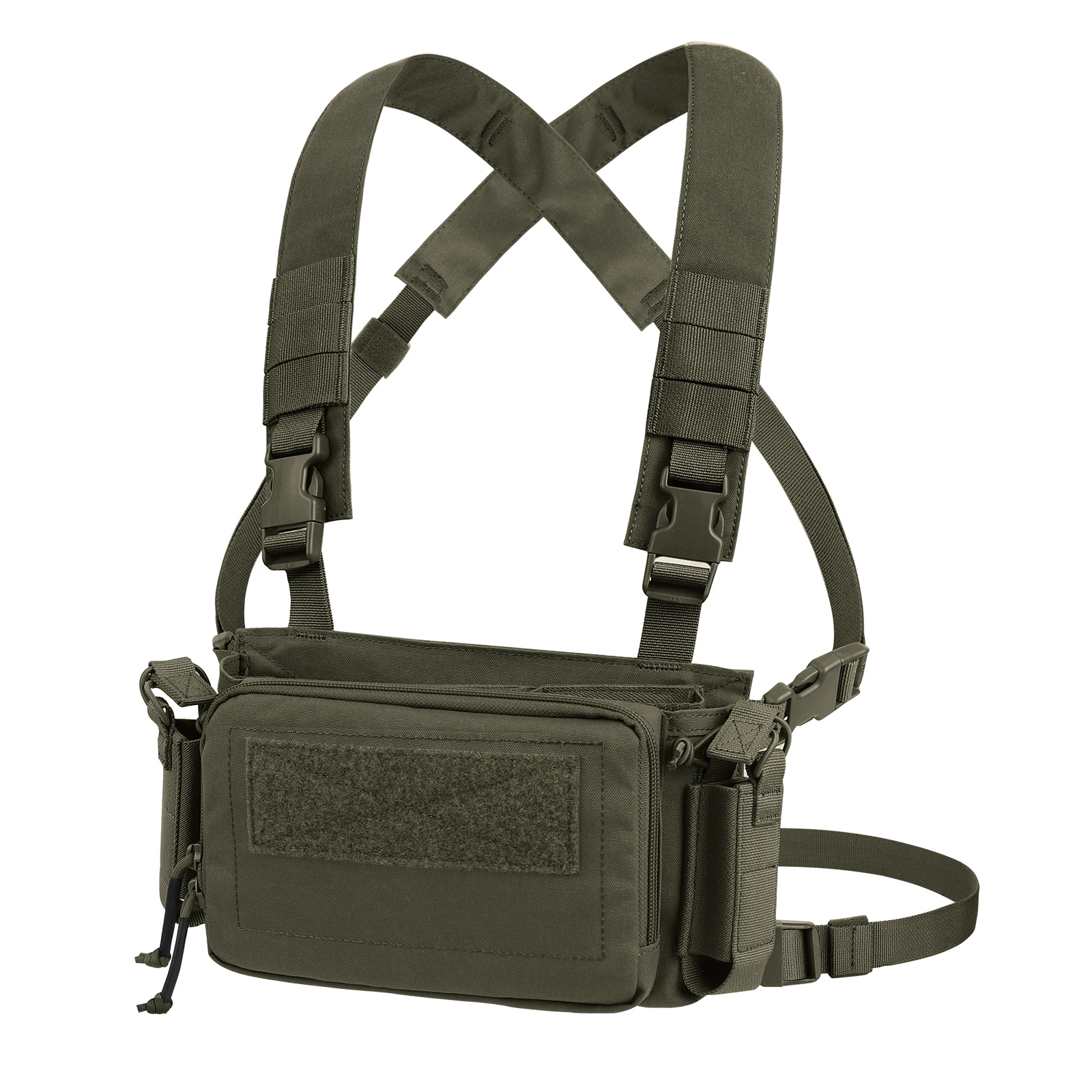 KRYDEX-bolsa táctica D3CRM para el pecho, Micro chaleco Mag con 23L D3 Flatpack, mochila, accesorios para Airsoft al aire libre, Ranger Green - imagen 2