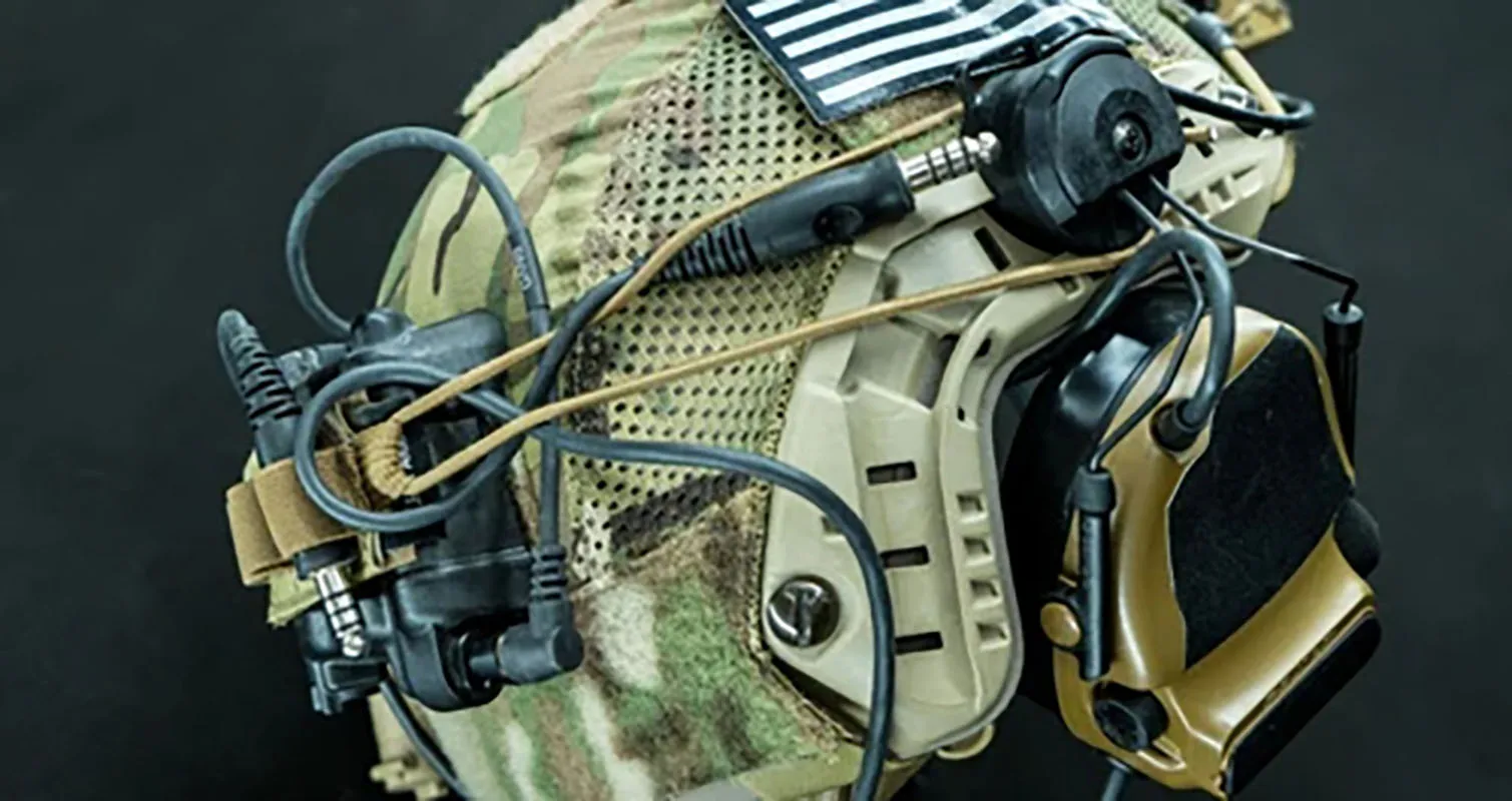 Casco táctico de caza NVG cordón correa fija gancho bucle soporte de batería elástico banda elástica - imagen 4