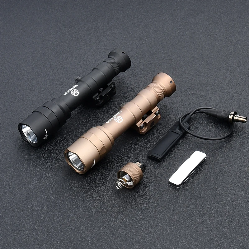 Linterna táctica M600 M600U WADSN, interruptor de presión de cubierta trasera de luz blanca de 600 lúmenes, compatible con riel de 20mm, accesorio para caza y Airsoft - imagen 4