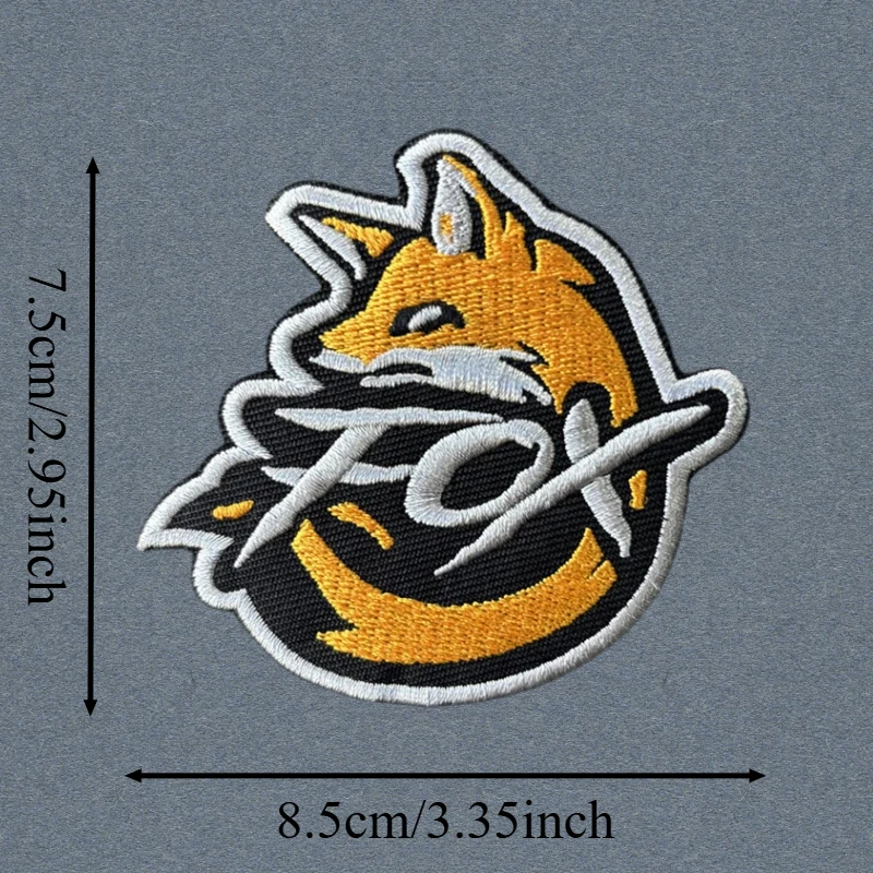 Parche bordado "zorro", chaleco táctico, sombreros con gancho y bucle, insignia de moral, mochila, pegatinas decorativas, parches para brazalete para ropa - imagen 3