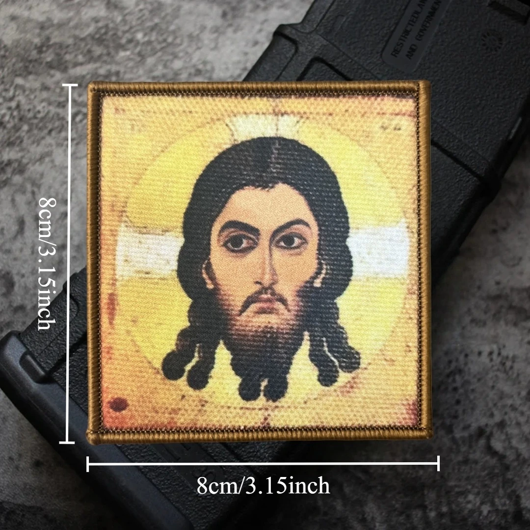 Parches tácticos de moral "Savior Miraculous" para ropa, parche de gancho y bucle impreso, pegatina para mochila del ejército militar - imagen 2