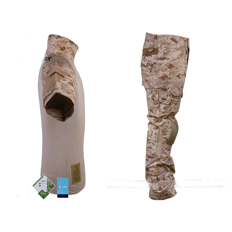 Emersongear, versión táctica de verano, conjunto de combate, uniforme, conjunto de ropa, camisas, pantalones, juego de guerra, tiro de combate, Airsoft AOR1 EM6917 - imagen 3