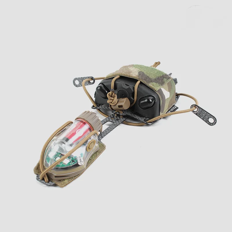 Paquete de batería de casco pvs31 NVG táctico para exteriores, cordón elástico, caja de batería tipo FixedT, Airsoft, caza - imagen 5