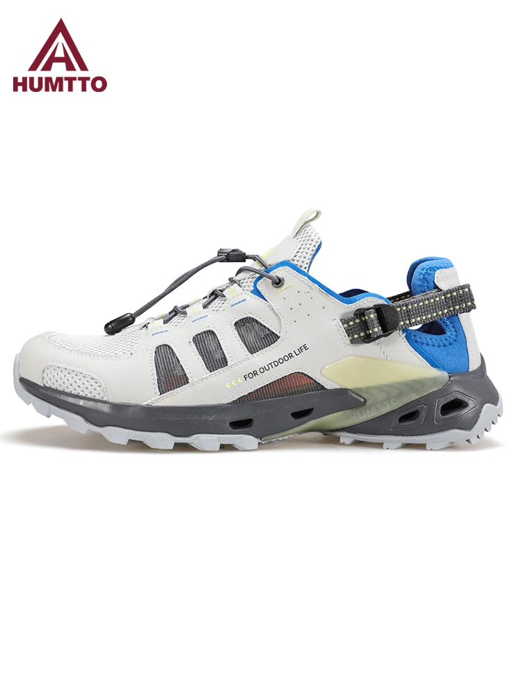 HUMTTO-zapatos acuáticos transpirables para hombre, sandalias de malla de aire para exteriores, secado rápido, Playa y senderismo - imagen 5