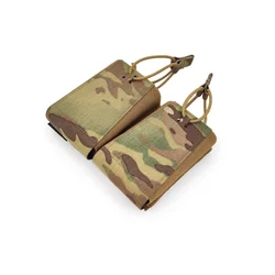 Bolsa Airsoft Molle 556/762 Mag, bolsa táctica GBRS para revistas, funda para caza, portador de placa doble elástica, bolsa 500D, equipo