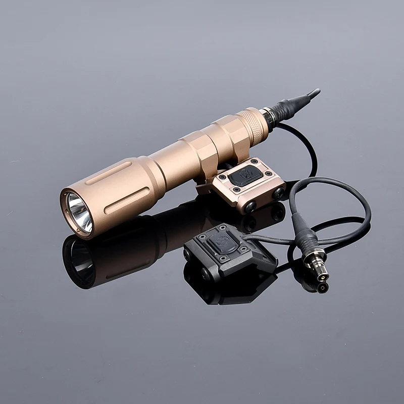 Linterna táctica de PLH-V2, juego de interruptor de 1300 lúmenes, alto rendimiento, brillante, para caza, explorador, Plhv2, botón de tapa trasera, compatible con riel de 20MM - imagen 4